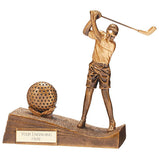 Horizon Golf Female Resin Figure Gold RF22199