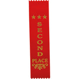 Recognition 2nd Place Ribbon Red-RO8151