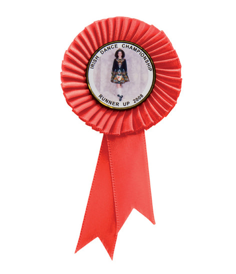 Tribute Mini Rosette Red-RO8173