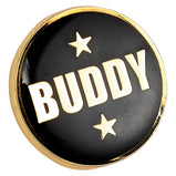 Heritage Buddy Pin Badge Black & Gold   - SB19031B