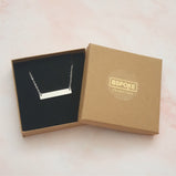 Date Engraving - Silver Necklace