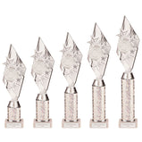 Pizzazz Plastic Tube Trophy Silver -TA20523