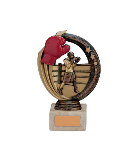 Renegade Boxing Legend Award Antique Bronze & Gold - TH17253