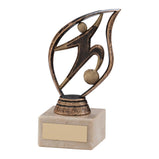 Flame Football Bronze & Gold Trophy  - TR17550