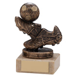 Agility Boot & Ball Football Trophy Bronze & Gold - TR17551