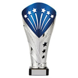 All Stars Large Rapid Trophy Silver & Blue-TR19520