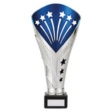 All Stars Super Rapid Trophy Silver & Blue-TR19527