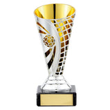 Defender Football Trophy Cup Silver & Gold  - TR19565