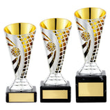 Defender Football Trophy Cup Silver & Gold  - TR19565