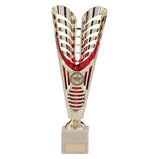 Monument Plastic Laser Cut Cup Gold & Red-TR19597