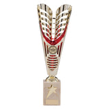 Monument Plastic Laser Cut Cup Gold & Red-TR19597