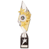 Pizzazz Plastic Trophy Silver & Gold- TR20520