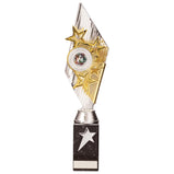 Pizzazz Plastic Trophy Silver & Gold- TR20520