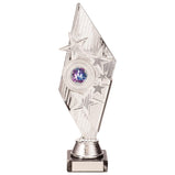 Pizzazz Plastic Trophy Silver -TR20523