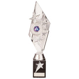 Pizzazz Plastic Trophy Silver -TR20523