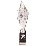 Pizzazz Plastic Trophy Silver -TR20523