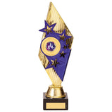 Pizzazz Plastic Trophy Gold & Purple -TR20525