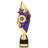 Pizzazz Plastic Trophy Gold & Purple -TR20525