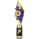 Pizzazz Plastic Trophy Gold & Purple -TR20525