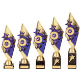 Pizzazz Plastic Trophy Gold & Purple -TR20525