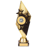 Pizzazz Plastic Trophy Gold & Black- TR20526