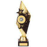 Pizzazz Plastic Trophy Gold & Black- TR20526