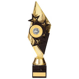 Pizzazz Plastic Trophy Gold & Black- TR20526