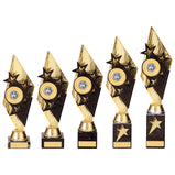 Pizzazz Plastic Trophy Gold & Black- TR20526