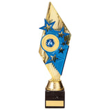 Pizzazz Plastic Trophy Gold & Blue -TR20529