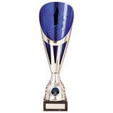 Rising Stars Deluxe Plastic Lazer Cup Silver & Blue -TR20532