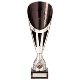 Rising Stars Deluxe Plastic Lazer Cup Silver & Black -TR20534