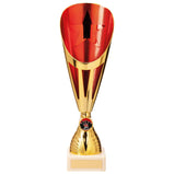 Rising Stars Deluxe Plastic Lazer Cup Gold & Red  -TR20535