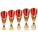 Rising Stars Deluxe Plastic Lazer Cup Gold & Red  -TR20535