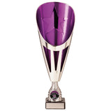 Rising Stars Deluxe Plastic Lazer Cup Silver & Purple-TR20536