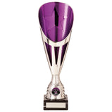 Rising Stars Deluxe Plastic Lazer Cup Silver & Purple-TR20536