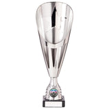 Rising Stars Deluxe Plastic Lazer Cup Silver -TR20537