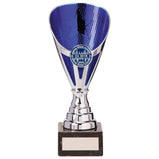 Rising Stars Premium Plastic Trophy Silver & Blue-TR20538