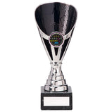 Rising Stars Premium Plastic Trophy Silver & Black-TR20541