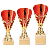 Rising Stars Premium Plastic Trophy Gold & Red-TR20543