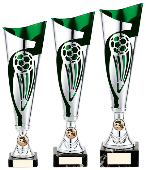 Champions Football Cup Silver & Green  - TR20545