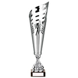 Monza Lazer Cut Metal Cup Silver - TR20547