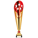 Legendary Lazer Cut Metal Cup Gold & Red - TR20551