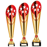 Legendary Lazer Cut Metal Cup Gold & Red - TR20551