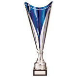 Wave Rider Metal Cup Silver & Blue -TR22301