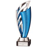 Spartan Plastic Trophy Silver & Blue-TR22539