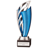 Spartan Plastic Trophy Silver & Blue-TR22539