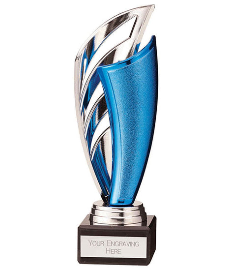 Spartan Plastic Trophy Silver & Blue-TR22539