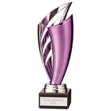 Spartan Plastic Trophy Silver & Purple-TR22540