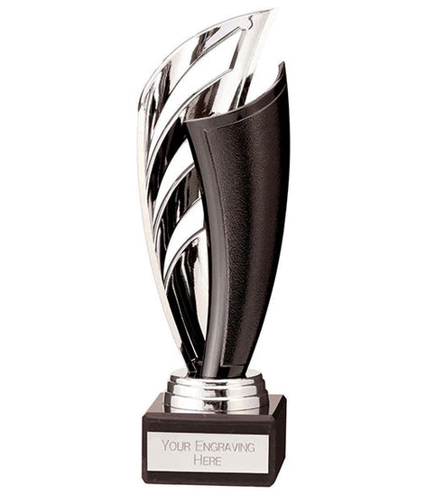 Spartan Plastic Trophy Silver & Black-TR22541