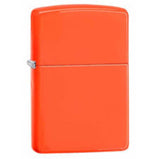 Stainless Steel Neon Orange Star Lighter